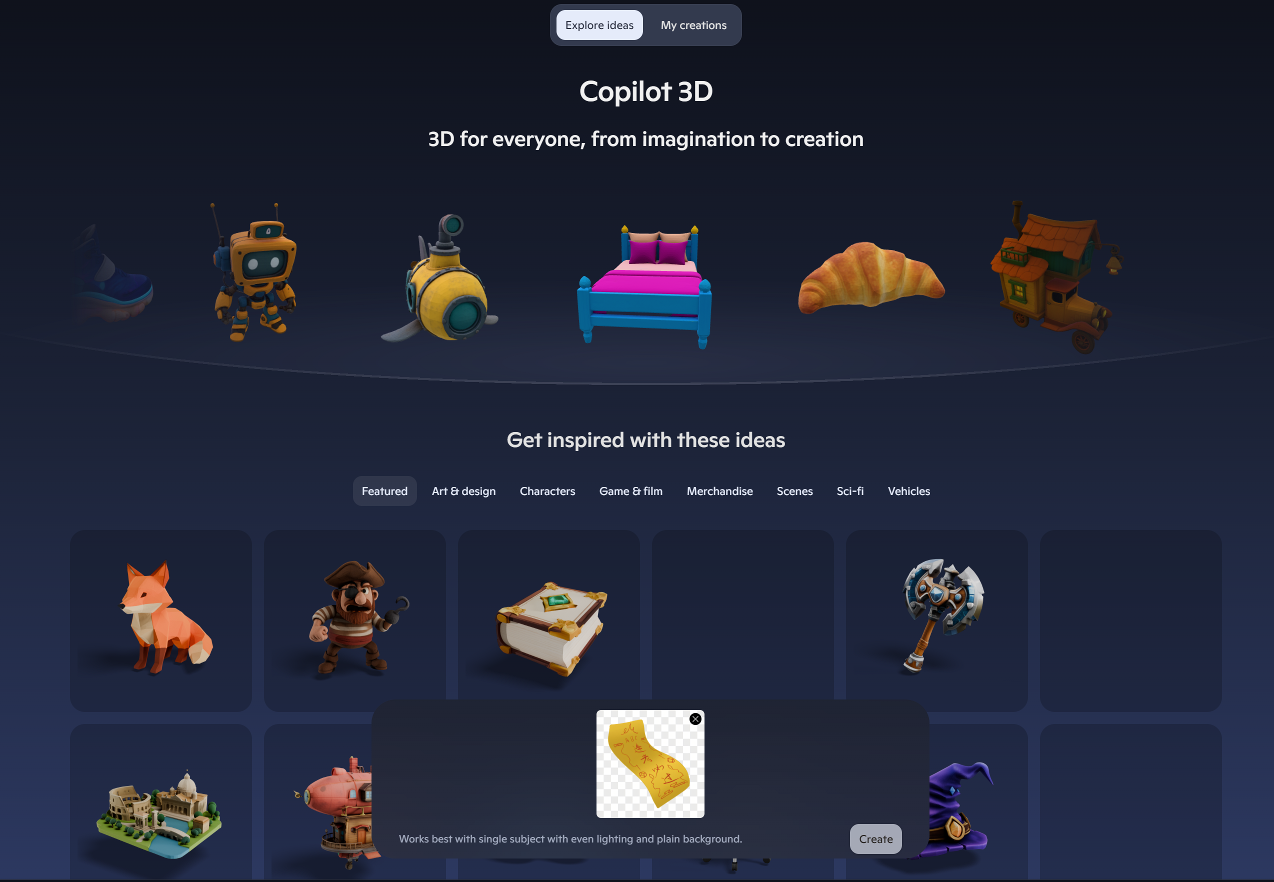 Copilot 3D 1