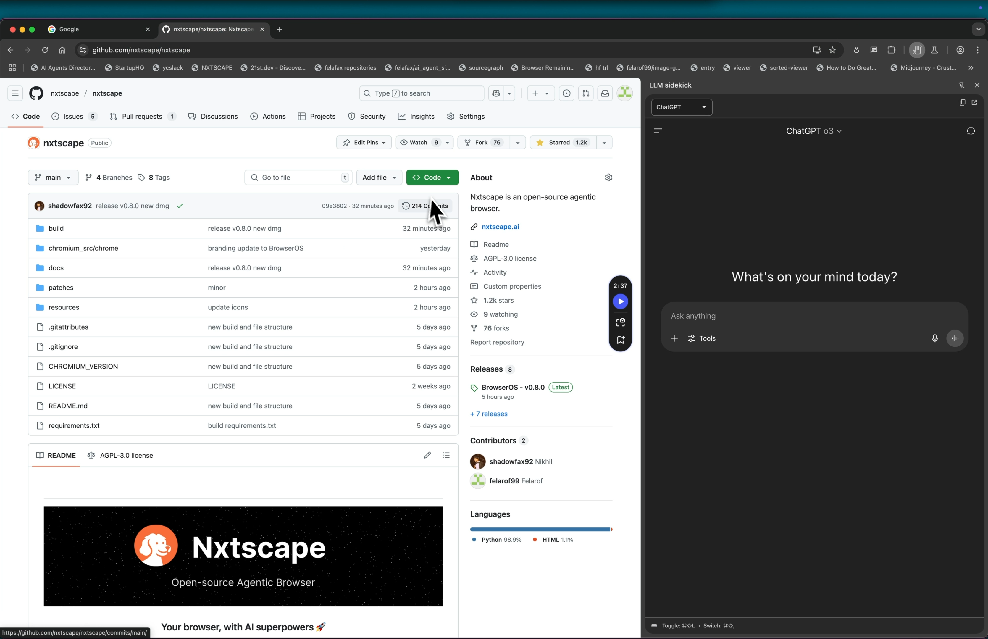 BrowserOS 1