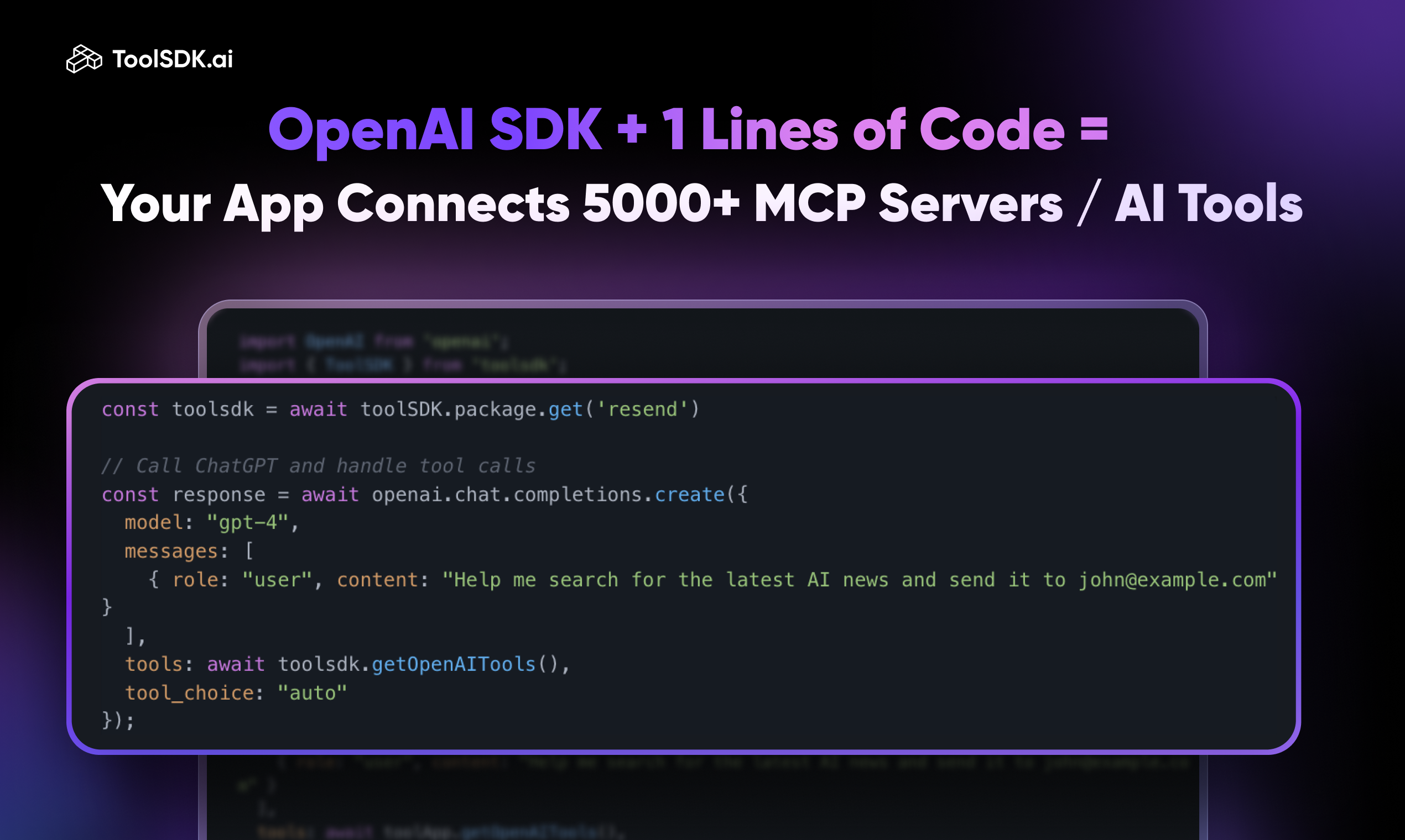 ToolSDK.ai 2