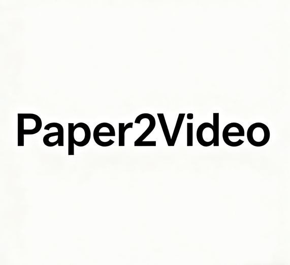Paper2Video - 效率工具 - 从科学论文自动生成视频。 AI工具