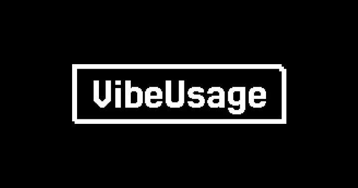 Vibe Usage - 编程开发 - 记录你各种工具的 Token 使用量 AI产品