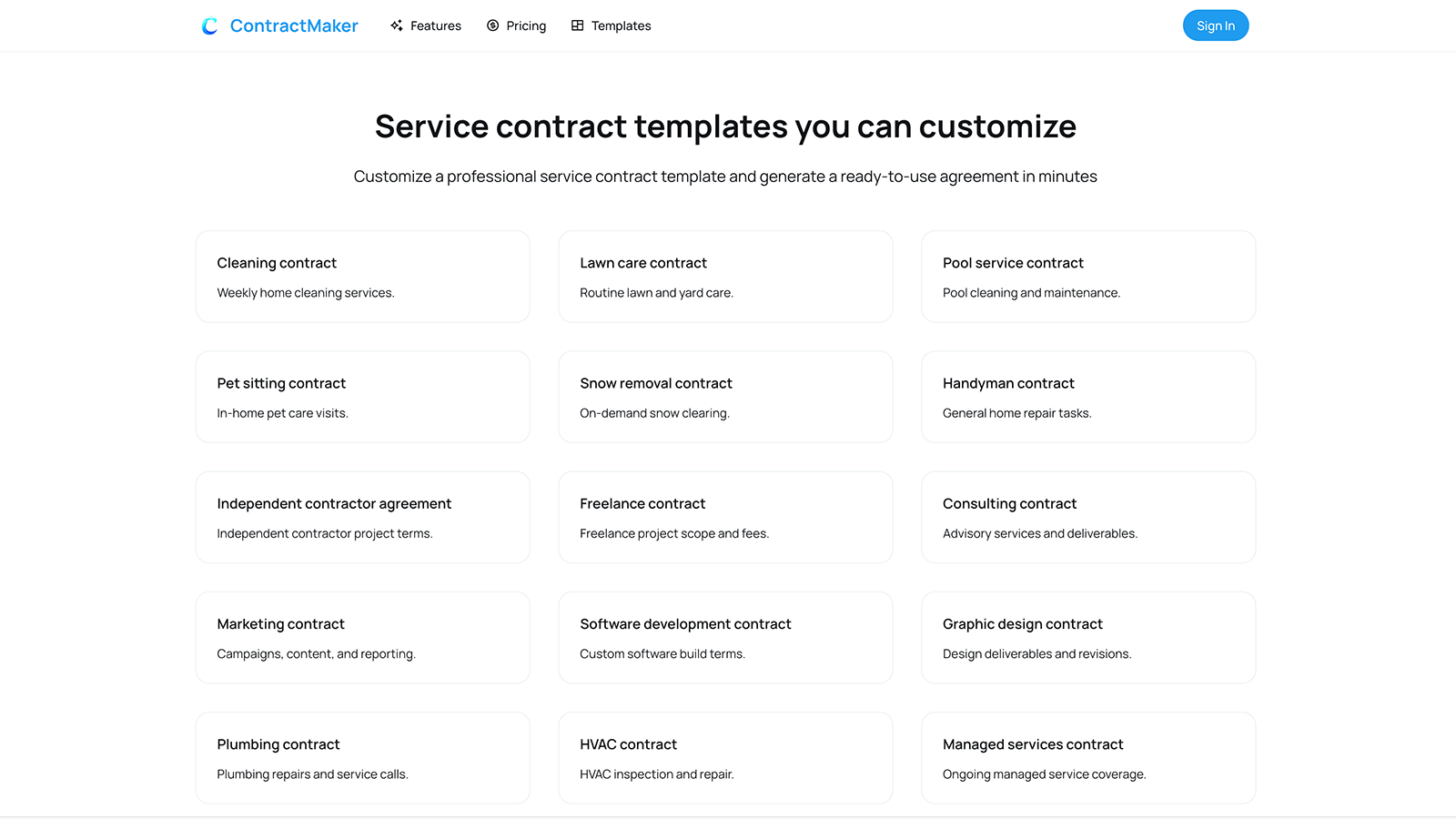 ContractMaker 3