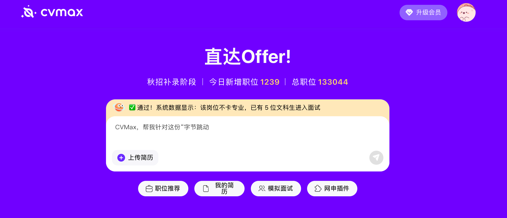 CvMax 满分简历 1