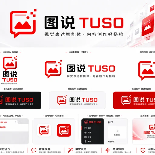 图说 TUSO - 图像生成 - 用自然语言描述需求，一键生成公众号封面、知识卡片、活动海报等AI视觉内容 AI产品