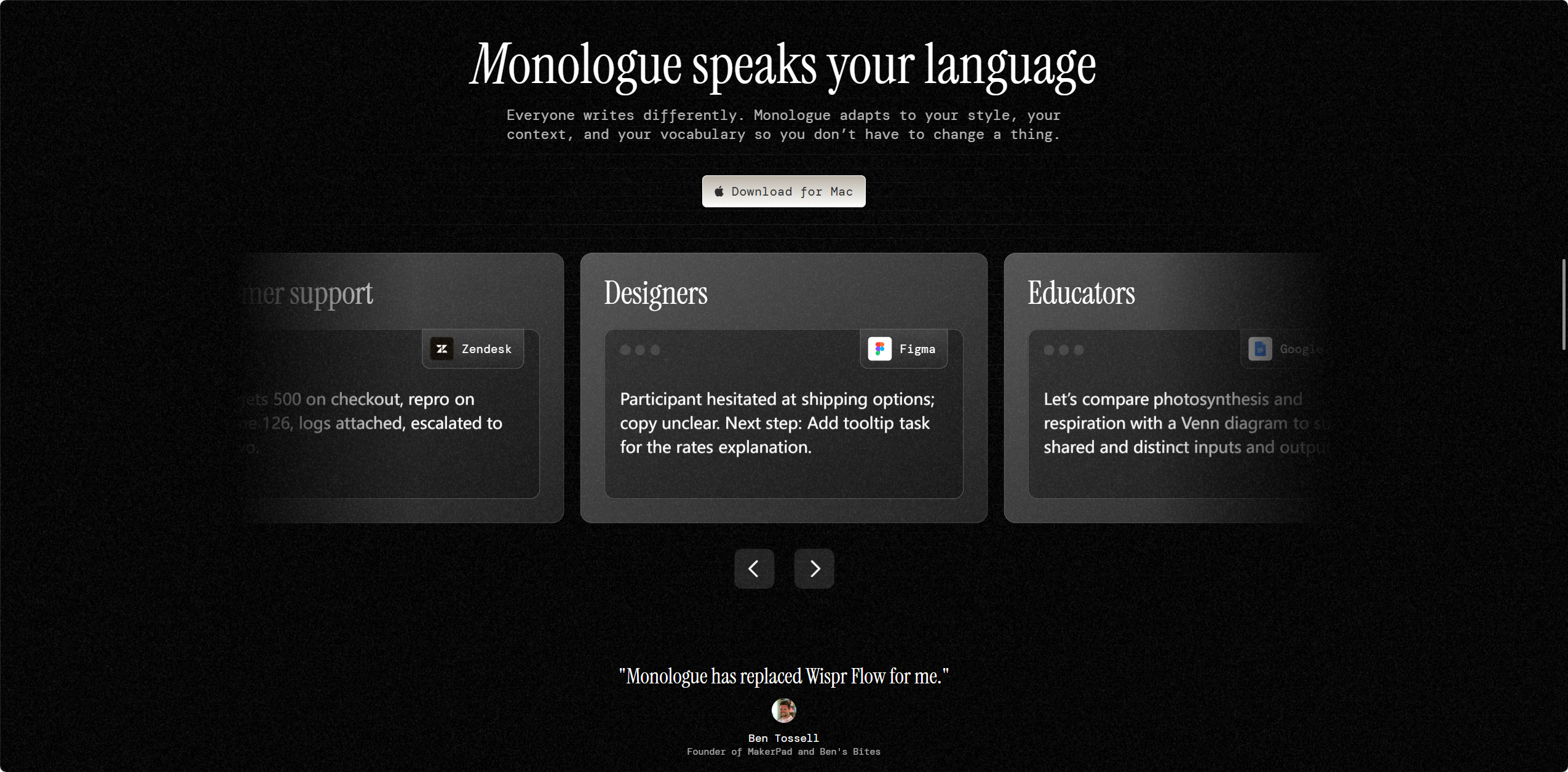 Monologue 4