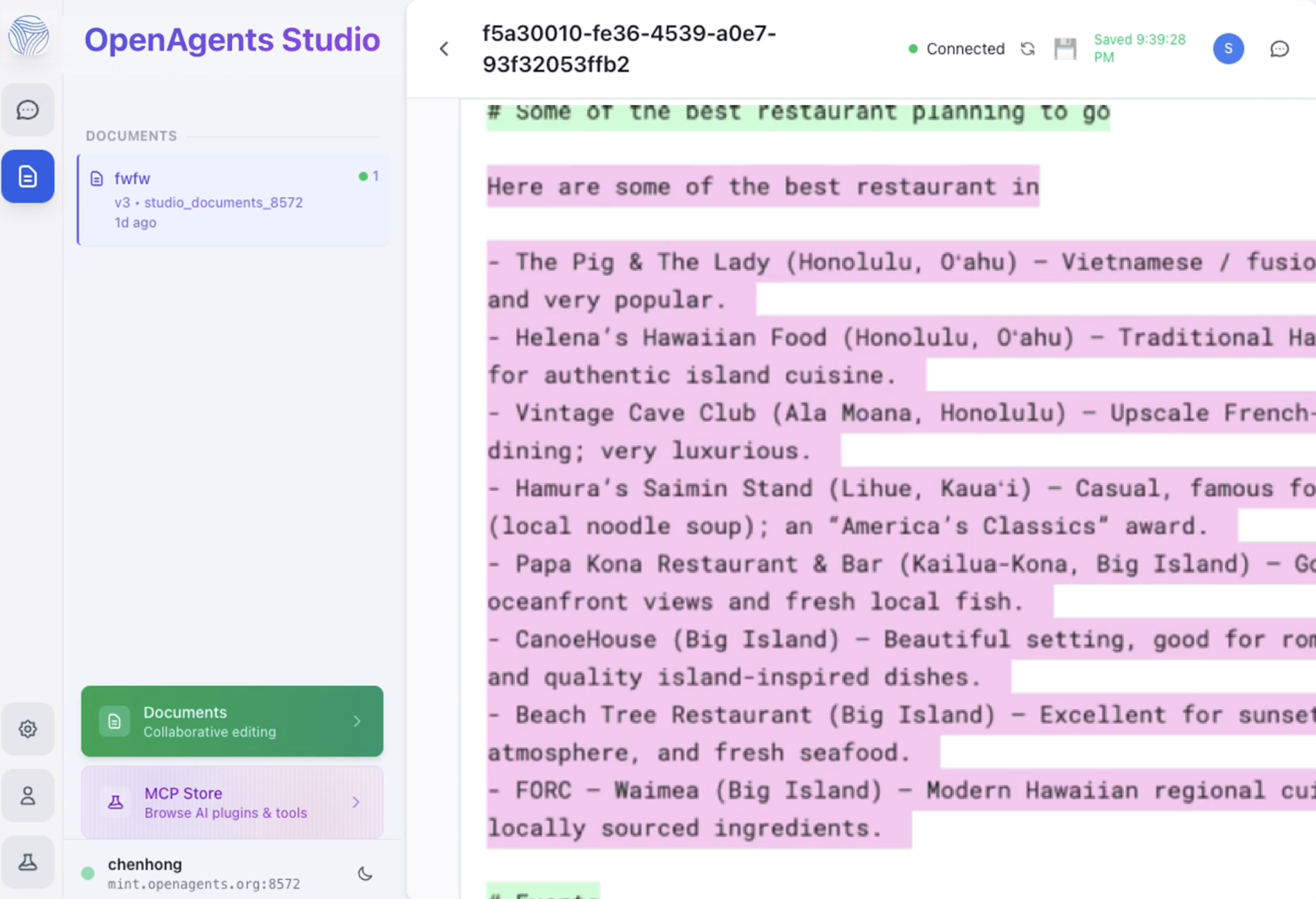 OpenAgents 7