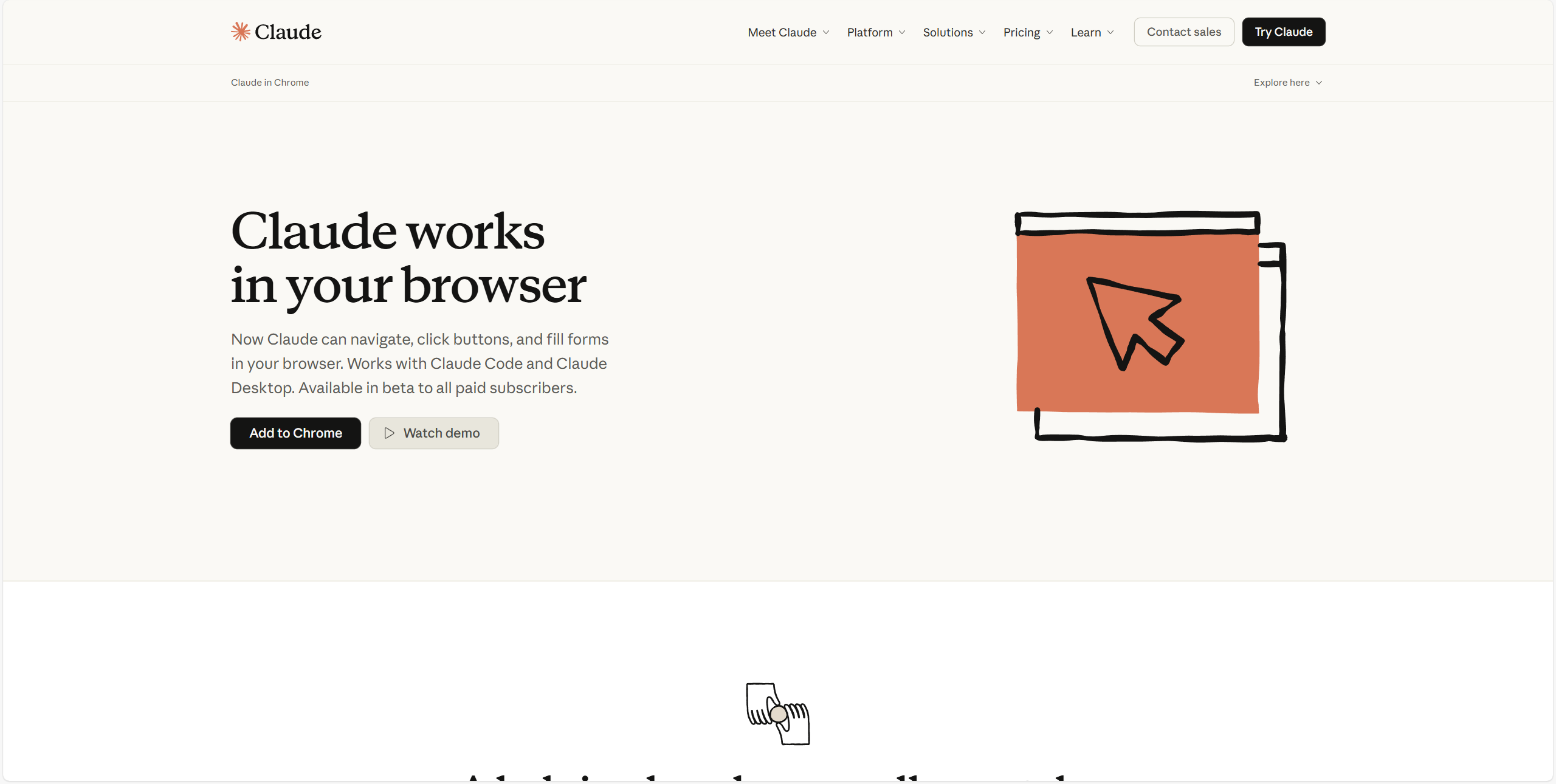 Claude in Chrome 1