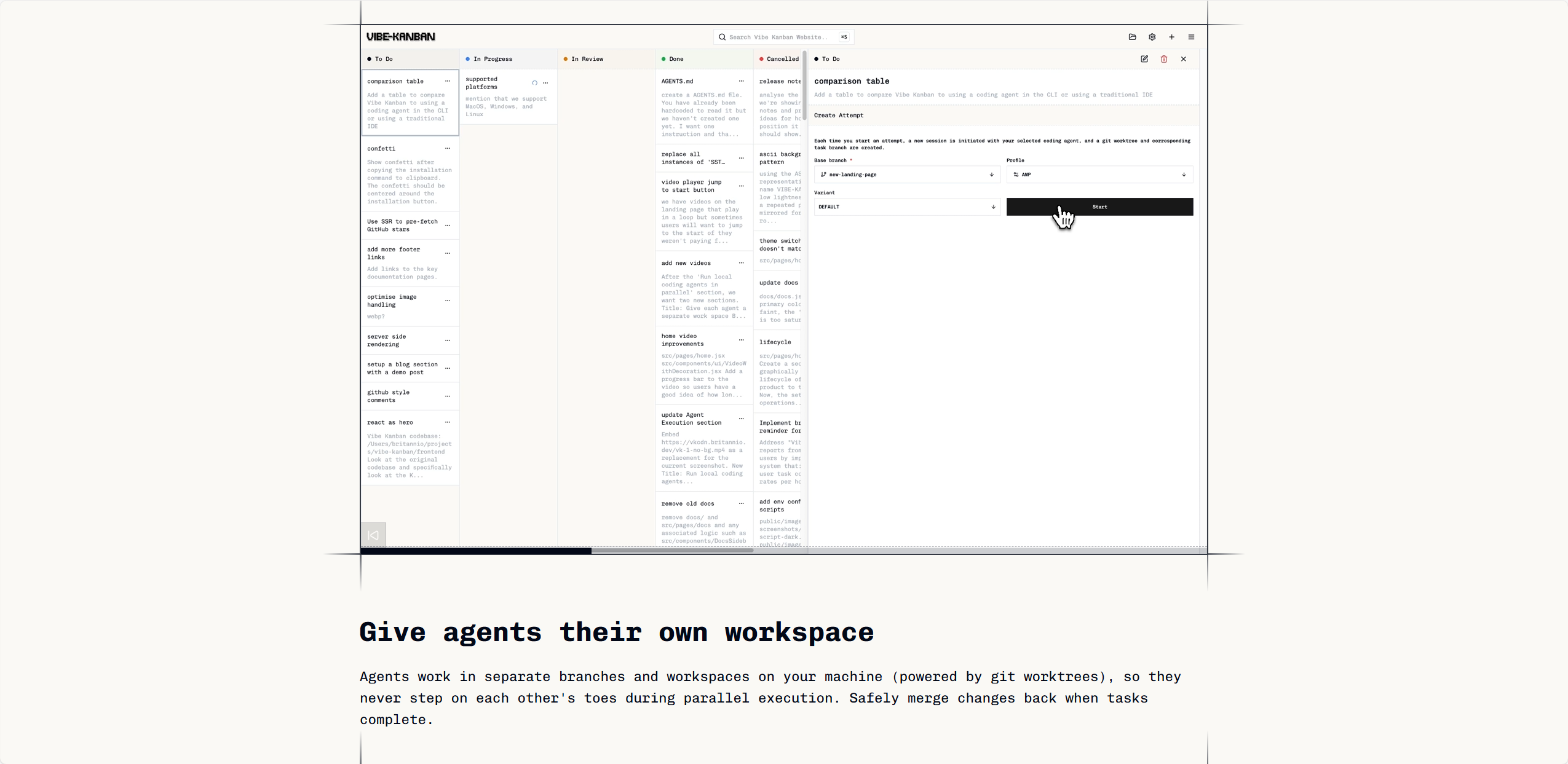 Vibe Kanban 3