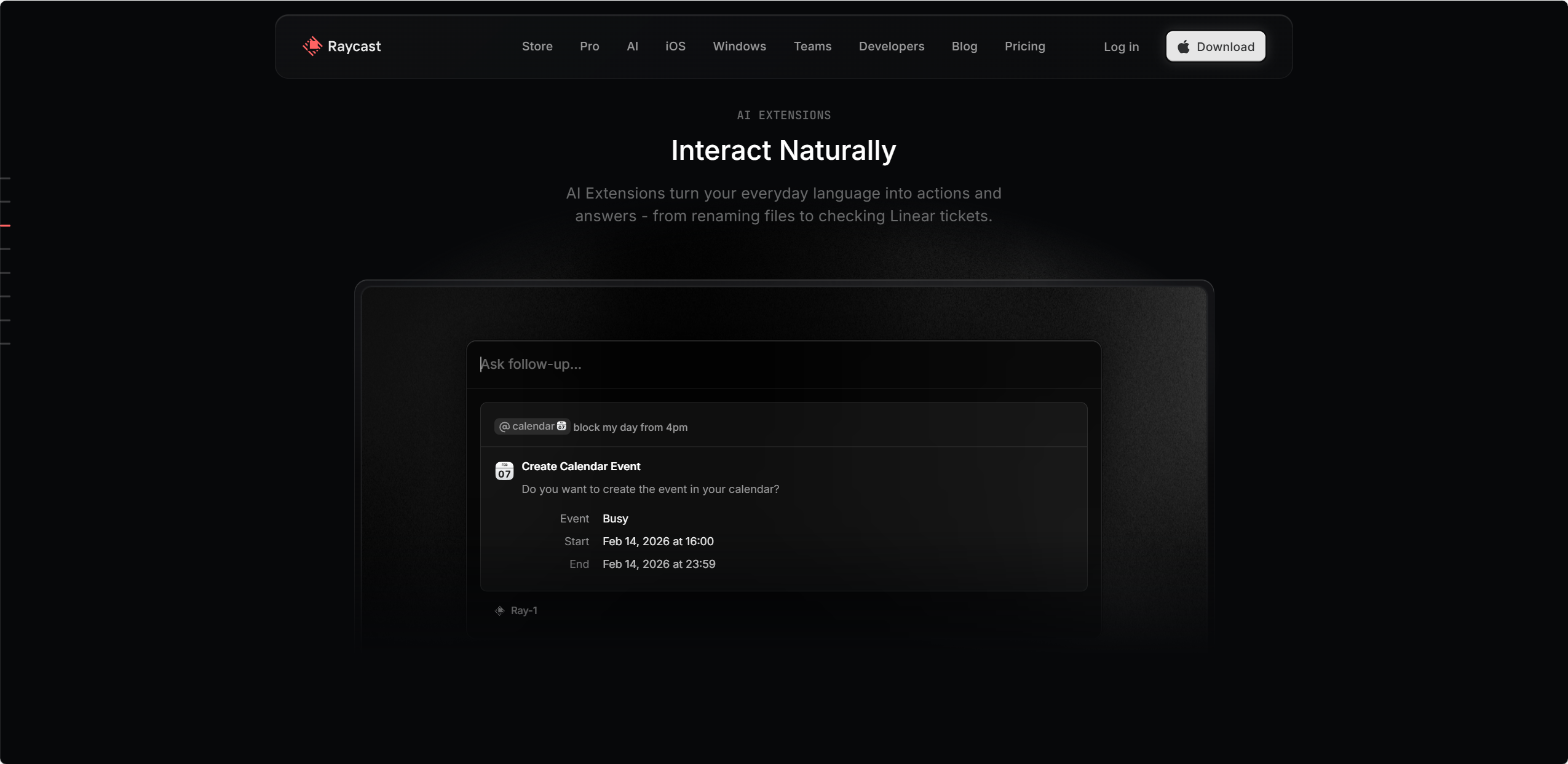 Raycast AI 5