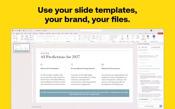 Plus AI Presentation Agent 2