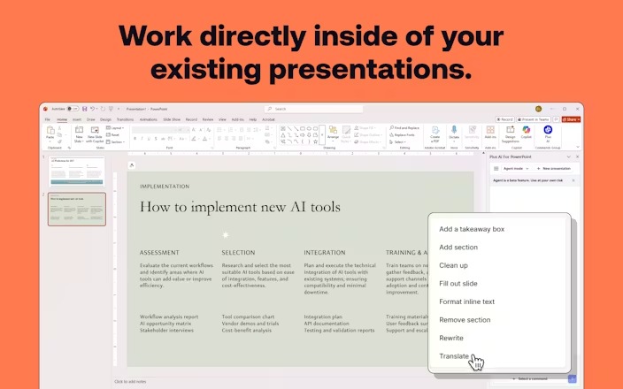 Plus AI Presentation Agent 3